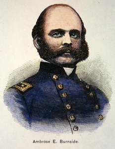 Ambrose E. Burnside portréja (színes litó) alkotó: American School