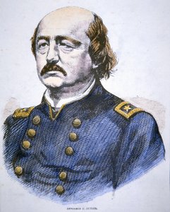 Benjamin F. Butler portréja (színes litó) alkotó: American School