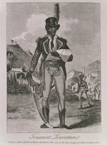Francois Dominique Toussaint-Louverture (1743-1803 körül) portréja (metszet) alkotó: American School
