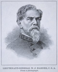 W.J. Hardee altábornagy (1815-73) portréja (litho) alkotó: American School