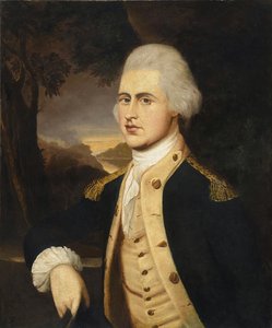 John Macpherson őrnagy portréja, 1775-85 körül (olaj, vászon, panel) alkotó: American School