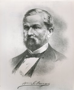 William George Fargo (1818-81) portréja, a Wells Fargo & Co. (litho) társalapítója alkotó: American School