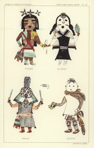 Powamu, So Wuqti, Masauu, Eototo (színes litó) alkotó: American School