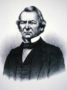 Andrew Johnson elnök (1808-75) (metszet) alkotó: American School