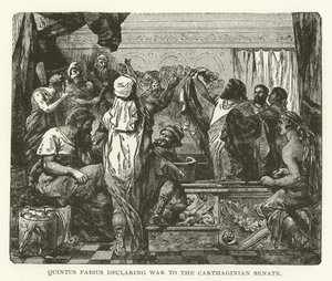 Quintus Fabius háborút üzen a karthágói szenátusnak alkotó: American School