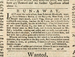 "Rebeccah Morehouse Peggje", The New-York Gazette: avagy a Heti Postásfiú, december 13. alkotó: American School