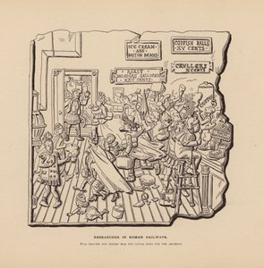 Római vasúti kutatások (litho) alkotó: American School