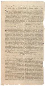 A NYS alkotmánymódosítási javaslatát nyomtató határozatok, 1788. október alkotó: American School