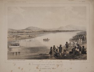 Rio Colorado - a Mojave Villages nézet közelében, sz. 1 a bal partról W. N. W alkotó: American School