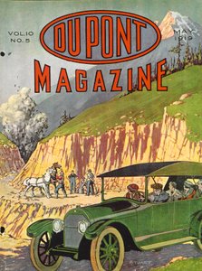 Útépítés, a DuPont Magazin címlapja, 1919. máj alkotó: American School