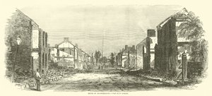 Chambersburg romjai, a Main Street, 1864. szeptember alkotó: American School