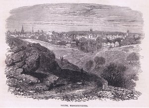 Salem Massachusetts, illusztráció Cassell története az Egyesült Államok pubjából. készítette: Petter & Galpin 1890 körül (litho) alkotó: American School