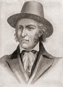 Samuel Chester Reid, az 1812-es háborúban egy magánhajó parancsnoka, a „Hazánk története” című művéből, 1905-ben (litho) alkotó: American School