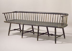 Settee, 1807-14 (festett juhar) alkotó: American School