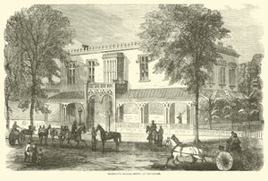 Shermans főhadiszállása Savannah-ban, 1864. december alkotó: American School