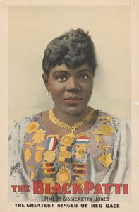 Sissieretta Jones, más néven "Fekete Patti", 1899 alkotó: American School