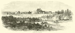 Spotsylvania bírósági épülete, 1864. május alkotó: American School
