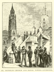 Szent Miklós-templom és Signal Tower, Liverpool alkotó: American School