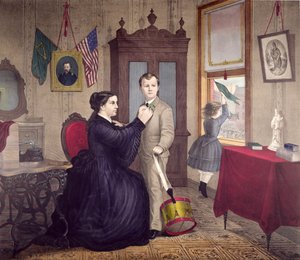 St. Patricks Day in America, kiadó: Duval and Hunter, Philadelphia, 1872 alkotó: American School