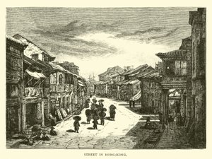 Utca Hongkongban alkotó: American School