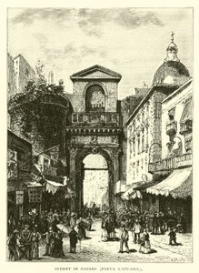 Utca Nápolyban, Porta Capuana alkotó: American School