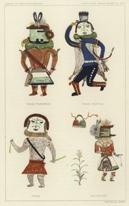 Tacab (Tenebidji), Tacas (Yebitcai), Tacab, Kae Katcina (színes litográfia) alkotó: American School