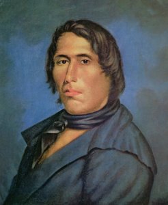 Tecumseh (1768-1813) (olaj, vászon) alkotó: American School