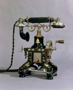 Telefon, National Telephone Service, USA, 1890 alkotó: American School