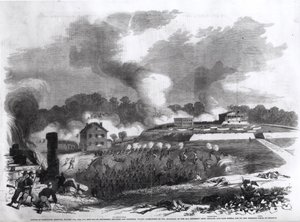 A lexingtoni csata (Missouri állam), 1861. szeptember 17-20., „Frank Leslie: Az amerikai polgárháború képi története”, 1862 alkotó: American School
