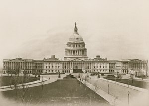 A Capitolium, Washington (fénynyomat) alkotó: American School