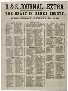 A tervezet Berks megyében, 1863. augusztus 26 alkotó: American School