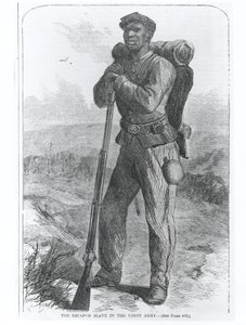 The Escaped Slave in the Union Army, a 