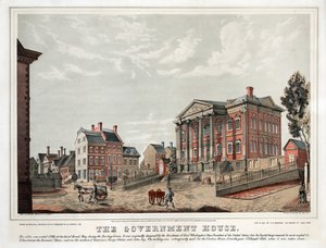 Kormányház, pub. 1847 (színes litográfia) alkotó: American School