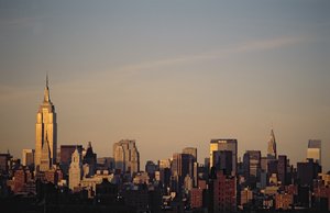 Manhattan látképe alkotó: American School