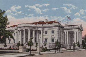 The Memorial Continental Hall, Washington DC (színes litográfia) alkotó: American School