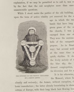 A Szentháromság rejtélye egy jezsuita művész magyarázatában, az Amazonas és a Madeira folyóból, Franz Keller, 1874 alkotó: American School