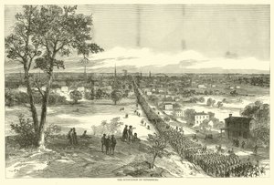 Pétervár megszállása, 1865. április alkotó: American School