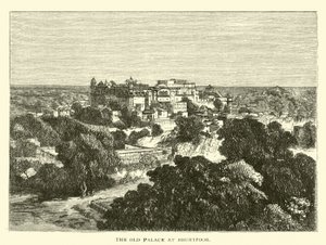 A régi palota Bhurtpoorban alkotó: American School