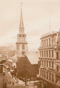 The Old South Meeting House, Boston (fotogravír) alkotó: American School