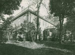 The Schuyler Mansion Albany (fotómélység) alkotó: American School