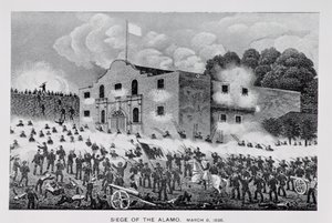 Az alamo ostroma, 1836. március 6., William H. Brooker: „Texas, a texasi történelem megtestesítője, 1897” alkotó: American School