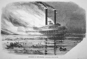 A „Sultana” katasztrófa a Mississippin alkotó: American School