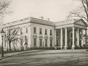 A Fehér Ház, Washington DC (fotogravír) alkotó: American School