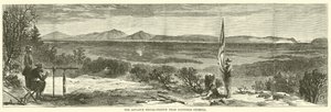 Előrejelző állomás Ringgold közelében, Georgia államban, 1864. május alkotó: American School