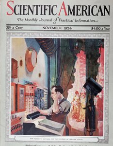 A színház fényeinek elektromos képe - a „Scientific American”-ban, 1924. nov. V alkotó: American School