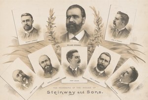 A Steinway és Fiai Házának tagjai alkotó: American School
