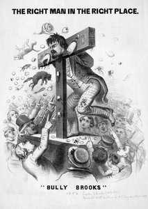 A megfelelő ember a megfelelő helyen Bully Brooks, 1856 körül