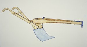 Acél pengéjű eke (színes litho) alkotó: American School
