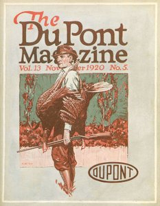 Pulykavadász, a DuPont Magazin címlapja, 1920. november alkotó: American School