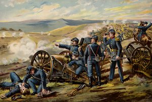 Amerikai hadsereg, terepi akkumulátorok, Malvern Hill alkotó: American School